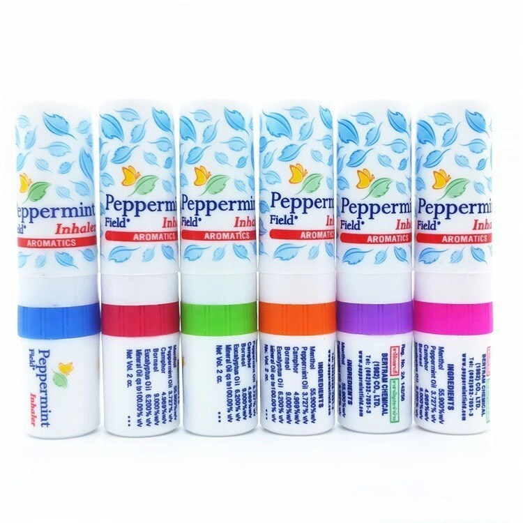 Peppermint Field nasal inhaler wholesale Thai natural remedy 60x2ml