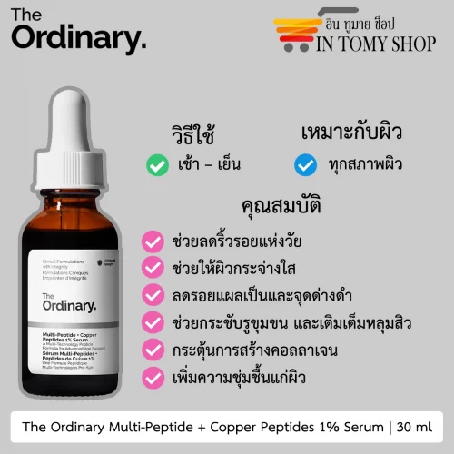 The Ordinary Multi-Peptide + Copper Peptides 1% Serum