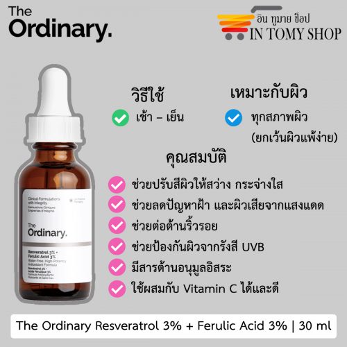 The Ordinary Resveratrol 3% + Ferulic Acid 3%